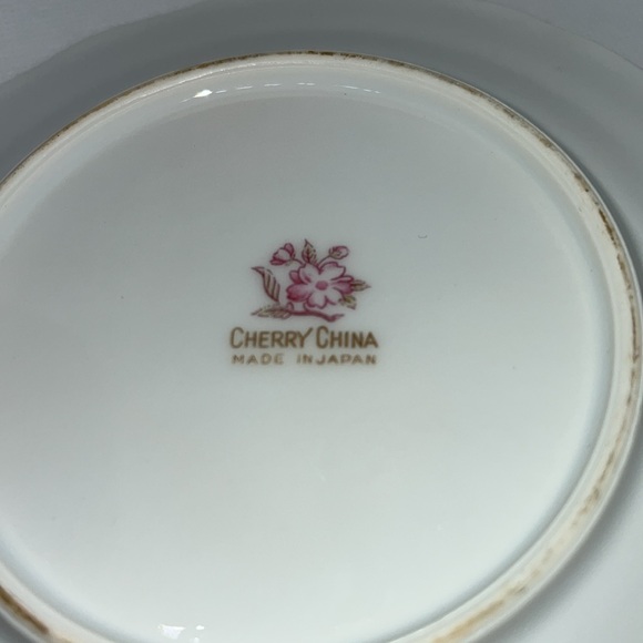 Vtg Cherry China lemon slice serving dish made in Japan - Picture 6 of 7